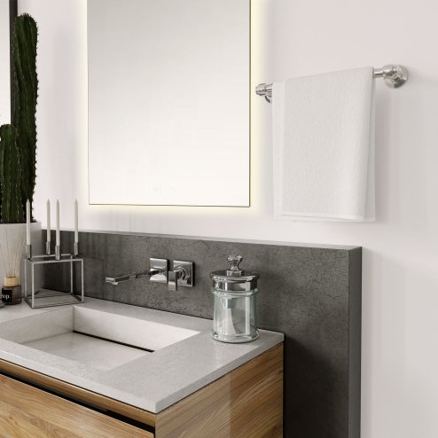 Bathroom LED Mirror REA SQR 50x100cm
