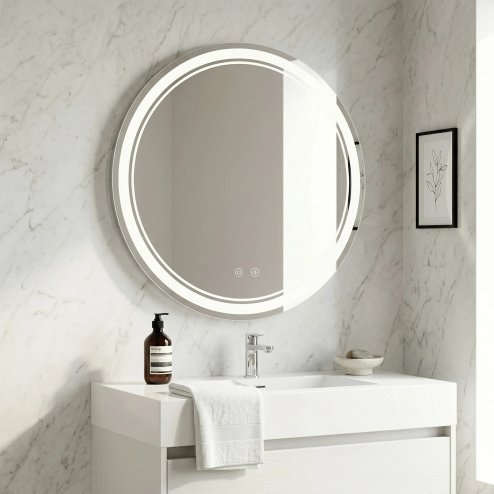 Mirror Rea Soft 80 Led Transparent