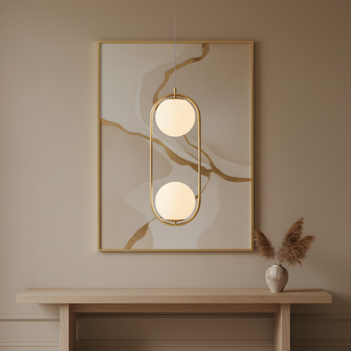 PENDANT CEILING LIGHT TOOLIGHT G134-2CP GOLD