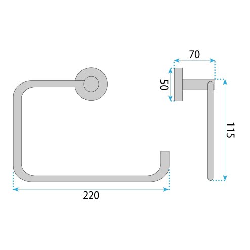 Rea Bathroom Hanger 5610 Leo Titan