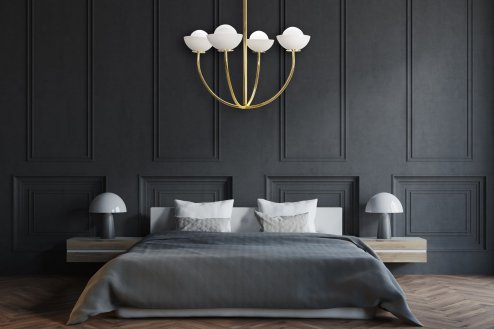 Pendant Lamp TOOLIGHT APP1200-CP Metal Gold - White G9 4-light points