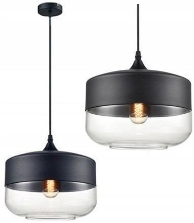 Pendant Lamp TOOLIGHT APP021-1CP ZENIT D Black 25x19,5 cm E27