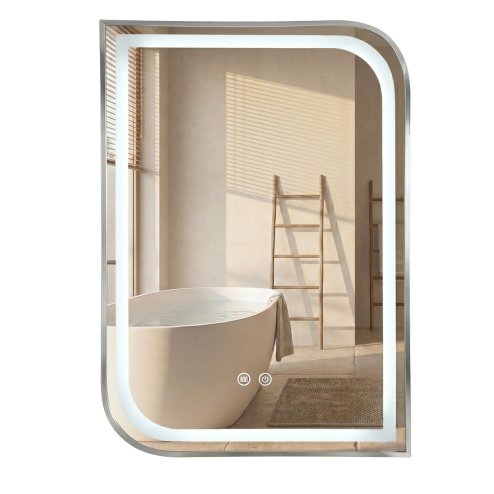 Mirror Rea Zone 70X50 Led Brush Nickel