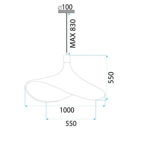 LAMP APP1640-1CP 100cm