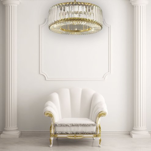 CEILING LAMP CHANDELIER TOOLIGHT APP1652-6CP 50CM GOLD