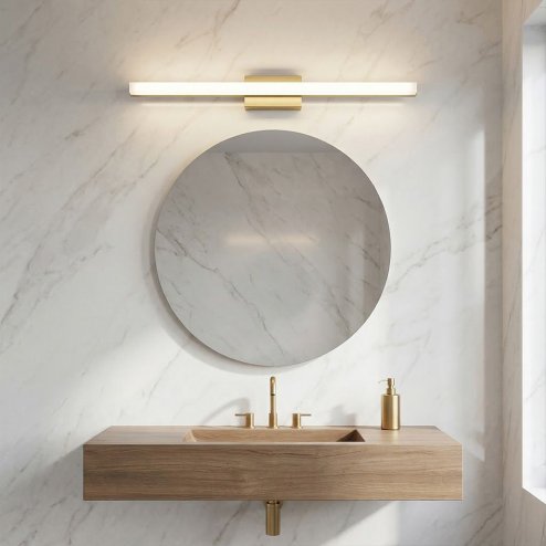WALL LAMP REA APP1853-1W BRUSH GOLD