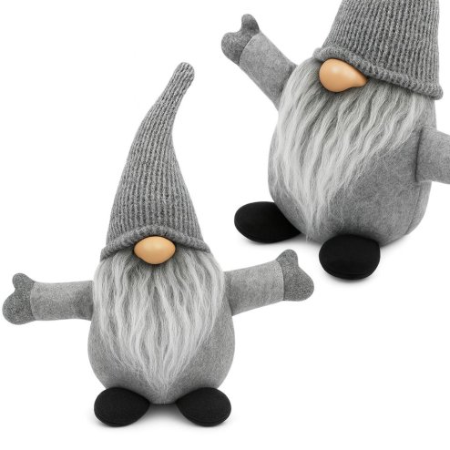 Chrismas Gnome 35cm YX045 GREY