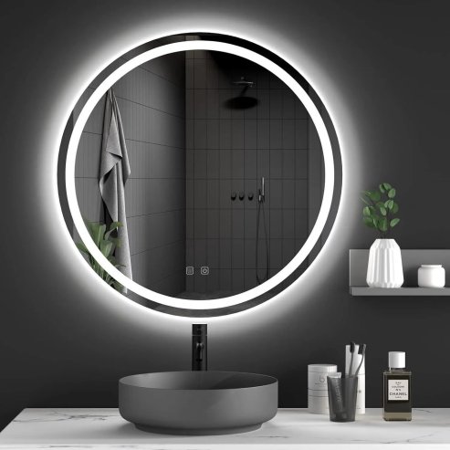 Bathroom LED Mirror REA BAS 90cm