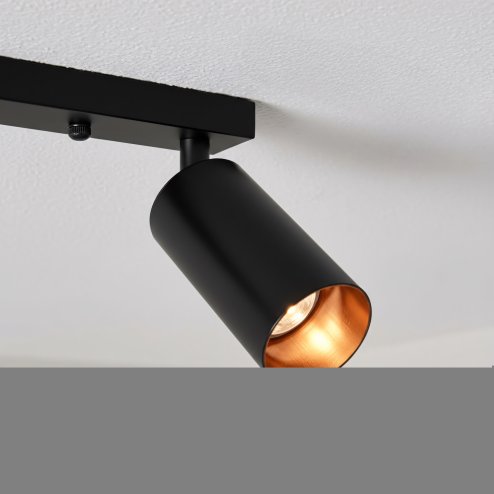 Ceiling Lamp Chandelier TOOLIGHT APP940-4C Black 4-light points GU10 6x40x16,5Cm