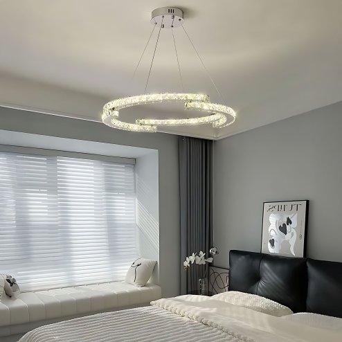 LED HANGING CEILING LAMP TOOLIGHT APP1770-CP CHROME 60CM