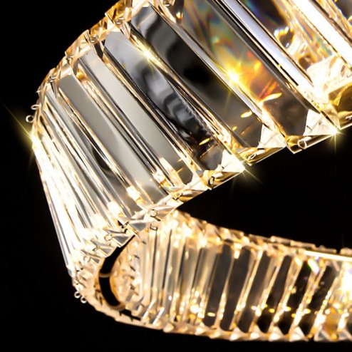 Pendant LED Lamp TOOLIGHT APP1201-CP Gold Crystal