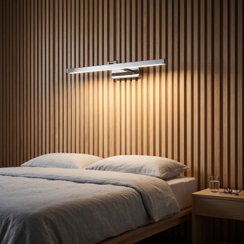 Wall Lamp Rea App1858-1W Chrome 60Cm Led
