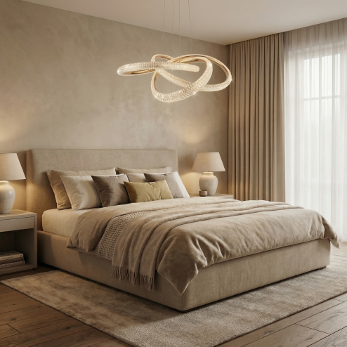 CEILING LAMP CHANDELIER REA G153-CP GOLD GOLD PLAFON