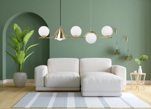 CEILING LAMP CHANDELIER TOOLIGHT APP1662-5CP GOLD