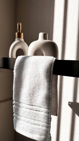 Bathroom Shelf Sf02 60Cm Black Matt