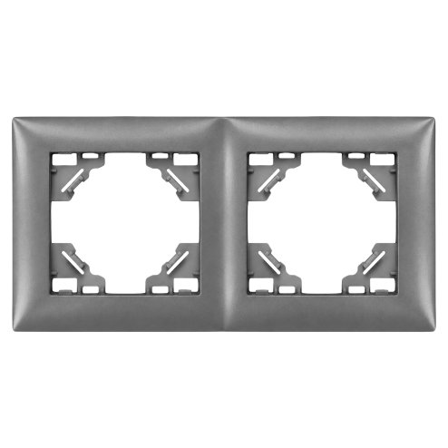 Toolight Double Socket Frame Oste Jnh014-2f Grey Image