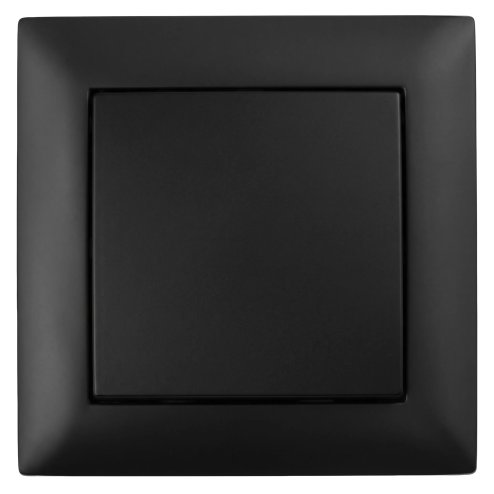 Toolight Single Switch With Frame Oste Jnh006-w Black