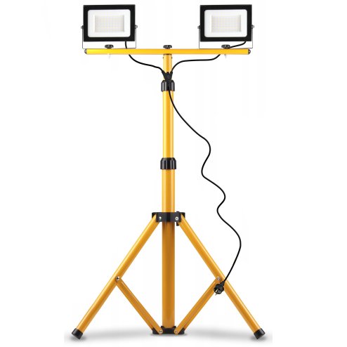 Construction LED halogen lamp on a stand RSL005-2x50N