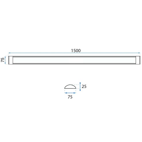 Panel LED 150cm WHITE 42W