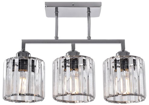 Pendant Lamp TOOLIGHT 392228 Glamour Chrome 3-light points E27