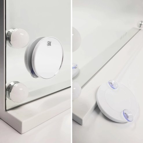 MIRROR REA HOLLYWOOD WHTE 58X45 LED