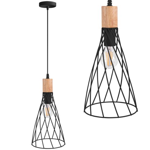 Lamp APP1268-1CP Black