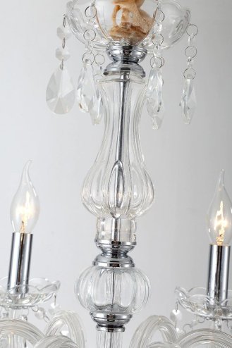 Chandelier Toolight 300752 Crystal Chrome 3-light points E14 60x60x58cm
