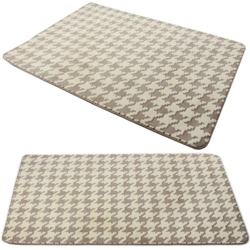 PLUSH CARPET CLOVER PEPITKA BEIGE 1.20*1.70