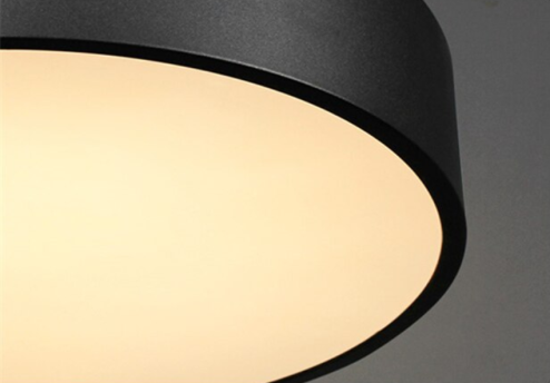 LAMP APP947-1CP ROUND BLACK 30cm