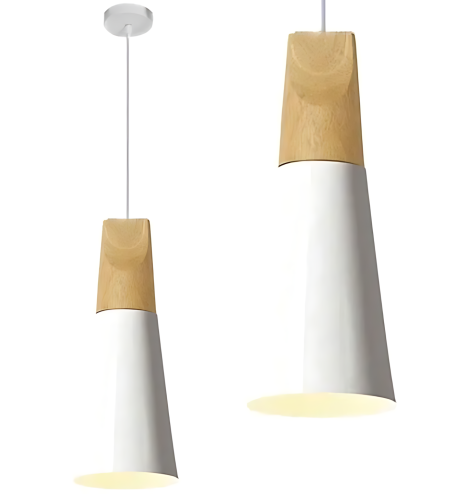 Pendant Lamp TOOLIGHT APP058-1CP SCANDI B White/ 14,5x26 cm E27