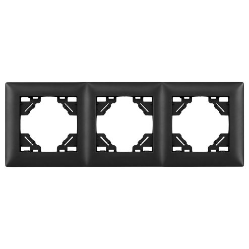 Toolight Triple Socket Frame Oste Jnh015-3f Black