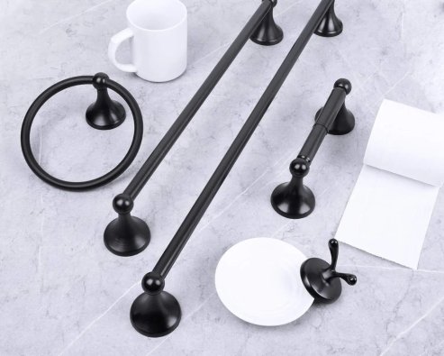 Toilet paper holder 332869A BLACK