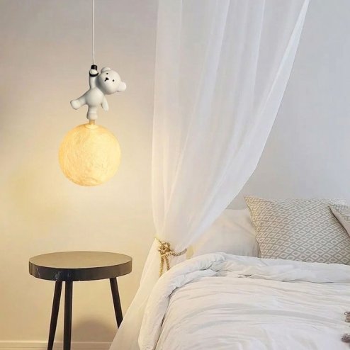 CEILING LAMP CHANDELIER REA G166-1CP WHITE