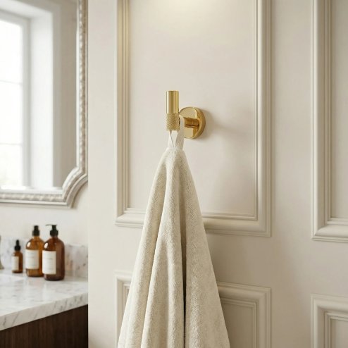 Bathroom Hanger Rea 6606 Modern Gold