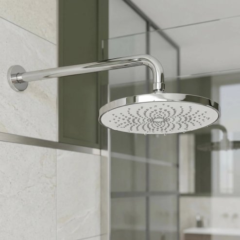 Rea Round Shower Arm Js-9021 40cm Chrome