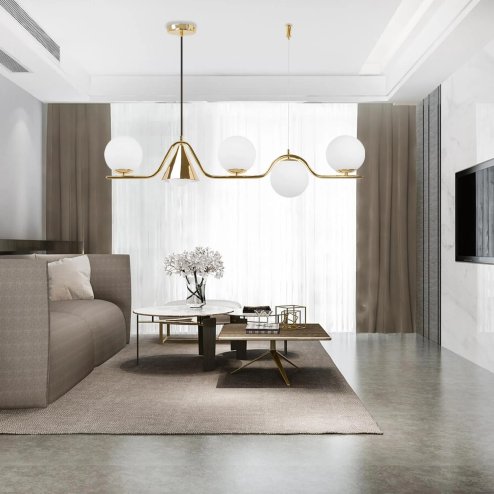 CEILING LAMP CHANDELIER TOOLIGHT APP1662-5CP GOLD