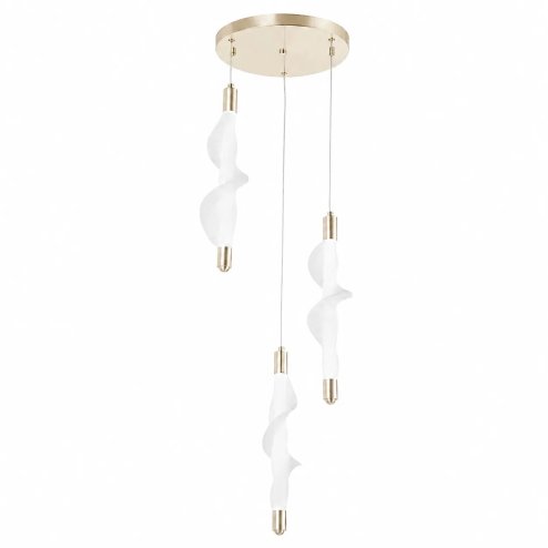 CEILING LAMP CHANDELIER TOOLIGHT LED G009-3CPR WHITE GOLD