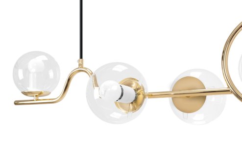 Pendant Lamp TOOLIGHT APP1023-5CP Gold 5-light points E27 12x100x20-110cm