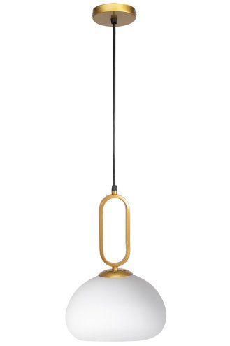 Pendant Lamp TOOLIGHT APP1073-1CP White Gold 1-light point E27 23x23x15-100cm