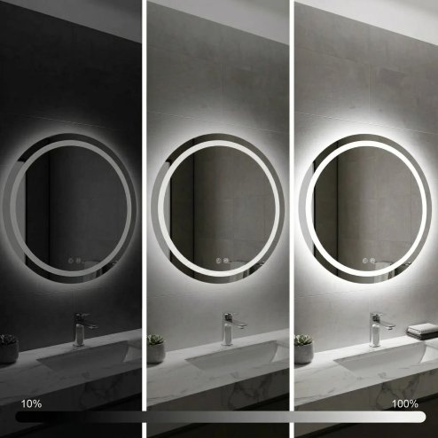 Mirror Rea Soft 70 Led Transparent