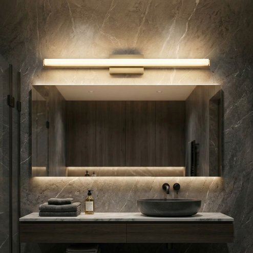 WALL LAMP REA APP1853-1W BRUSH GOLD