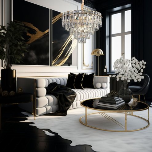 CEILING LAMP CHANDELIER TOOLIGHT G056-CP 50cm GOLD