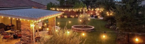 Outdoor garland black WOJ+14342