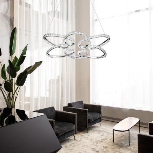 CEILING LAMP CHANDELIER TOOLIGHT G002-CP CHROME
