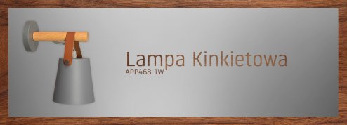 Wall Light Toolight APP468-1W E27 grey / brown