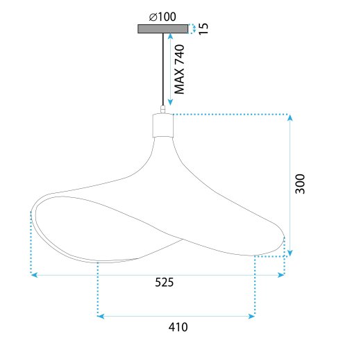 LAMP APP1641-1CP 50cm