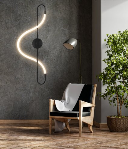 Wall LED Light Toolight APP857-W 24W black