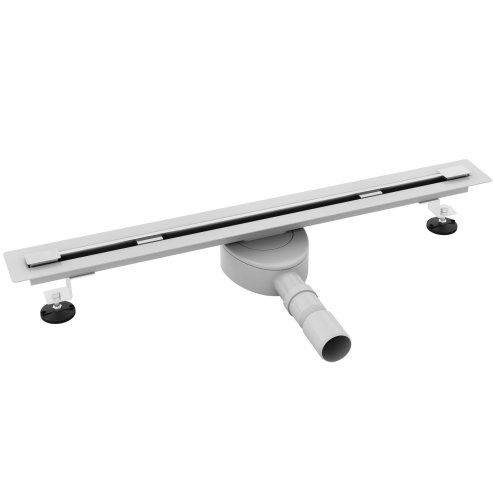 Linear drainage Rea Neo Ultra Slim Pro Nickel Brush INOX 80