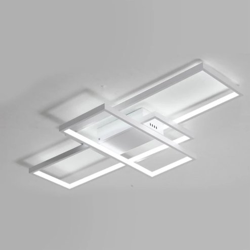 Ceiling LED Lamp Chandelier TOOLIGHT APP660 Modern White + Remote Control 3-light points 50x90Cm