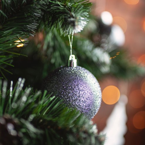 Christmas balls 311433C Silver